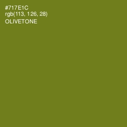 #717E1C - Olivetone Color Image