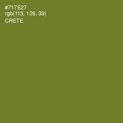 #717E27 - Crete Color Image