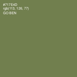 #717E4D - Go Ben Color Image