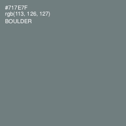 #717E7F - Boulder Color Image