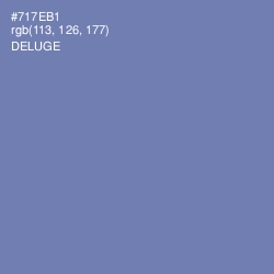 #717EB1 - Deluge Color Image