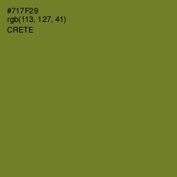 #717F29 - Crete Color Image