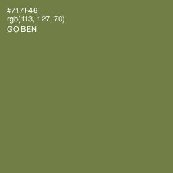 #717F46 - Go Ben Color Image