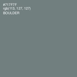 #717F7F - Boulder Color Image