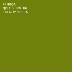 #71800A - Trendy Green Color Image