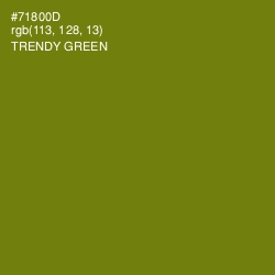 #71800D - Trendy Green Color Image