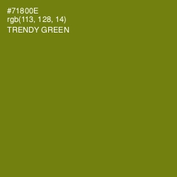 #71800E - Trendy Green Color Image