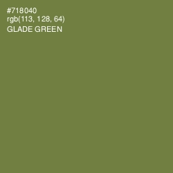 #718040 - Glade Green Color Image