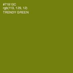 #71810C - Trendy Green Color Image