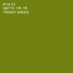 #718112 - Trendy Green Color Image