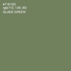 #71815D - Glade Green Color Image