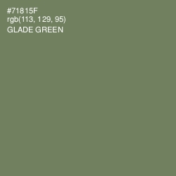 #71815F - Glade Green Color Image