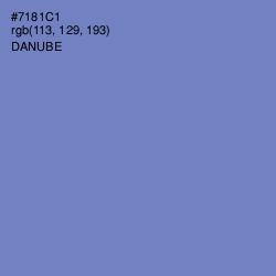 #7181C1 - Danube Color Image