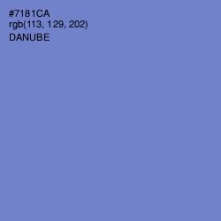 #7181CA - Danube Color Image