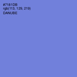 #7181DB - Danube Color Image