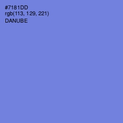 #7181DD - Danube Color Image