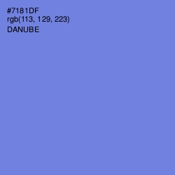 #7181DF - Danube Color Image