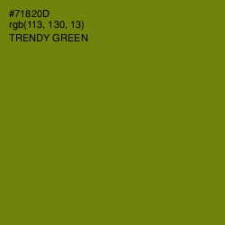 #71820D - Trendy Green Color Image