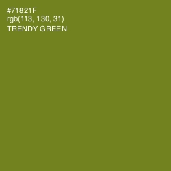 #71821F - Trendy Green Color Image