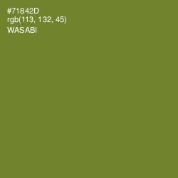 #71842D - Wasabi Color Image
