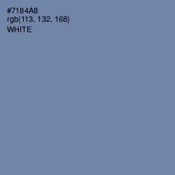 #7184A8 - Bermuda Gray Color Image