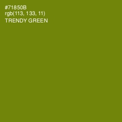 #71850B - Trendy Green Color Image