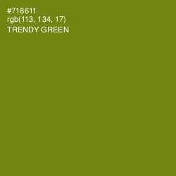 #718611 - Trendy Green Color Image