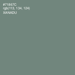 #71867C - Xanadu Color Image