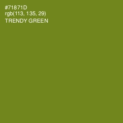 #71871D - Trendy Green Color Image
