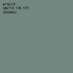 #71877F - Xanadu Color Image