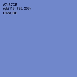 #7187CB - Danube Color Image