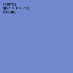 #7187CE - Danube Color Image