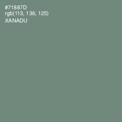 #71887D - Xanadu Color Image