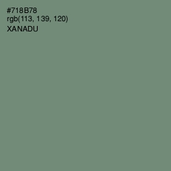 #718B78 - Xanadu Color Image