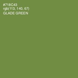 #718C43 - Glade Green Color Image