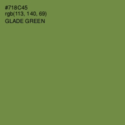 #718C45 - Glade Green Color Image