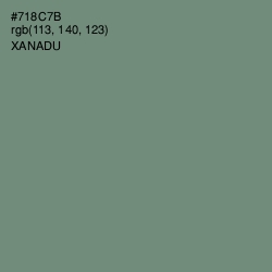 #718C7B - Xanadu Color Image