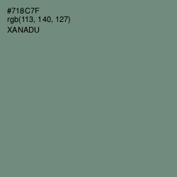 #718C7F - Xanadu Color Image