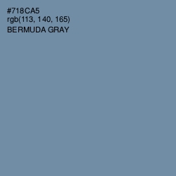 #718CA5 - Bermuda Gray Color Image