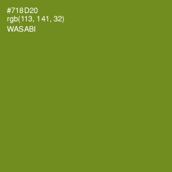 #718D20 - Wasabi Color Image