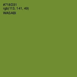 #718D31 - Wasabi Color Image