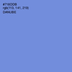 #718DDB - Danube Color Image