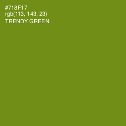 #718F17 - Trendy Green Color Image