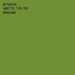 #718F35 - Wasabi Color Image