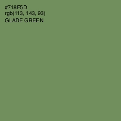 #718F5D - Glade Green Color Image