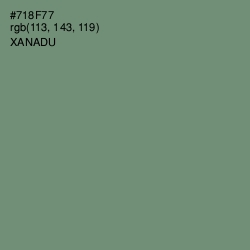 #718F77 - Xanadu Color Image