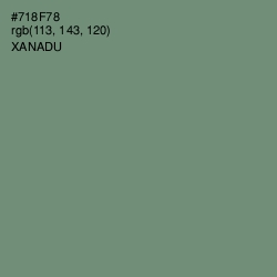 #718F78 - Xanadu Color Image