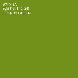 #71911A - Trendy Green Color Image