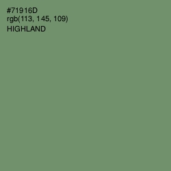 #71916D - Highland Color Image