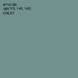 #71918E - Oxley Color Image